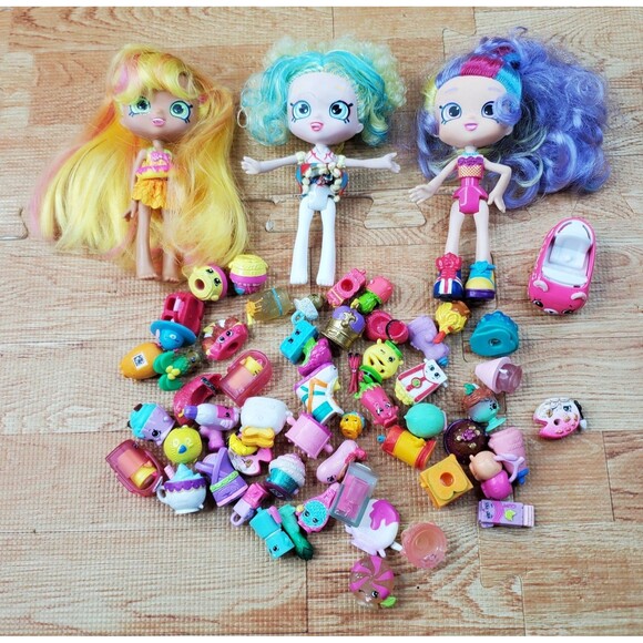 Shopkins Assorted Lot of 65 Toy Doll Figures - Picture 1 of 5